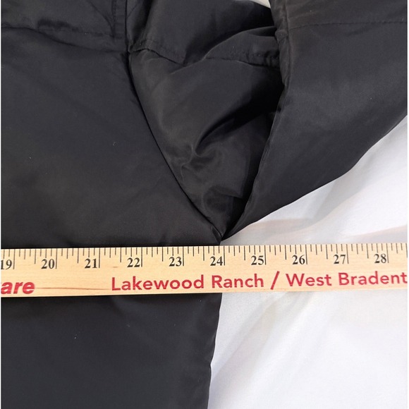 The Kooples Paris Mens Black Leather & Down Biker Hooded Jacket Size L MSRP $810 - Picture 13 of 16